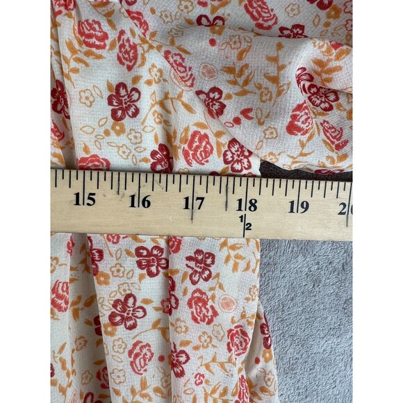 Free People Babydoll Swing Boho Floral Print Tunic Dress Womens Small - Picture 4 of 13